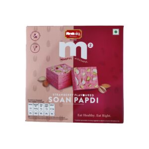 Strawberry Flavoured Soan Papdi (Sugar Free)